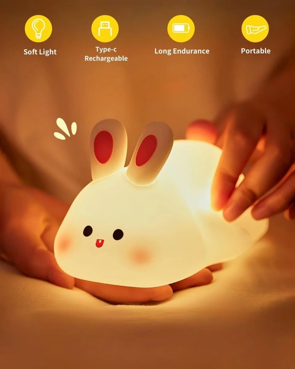 Rabbit Silicone Night Light