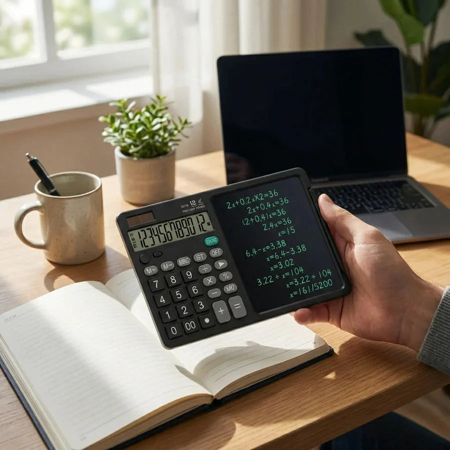 Dual-Function Calculator & Writing Tablet