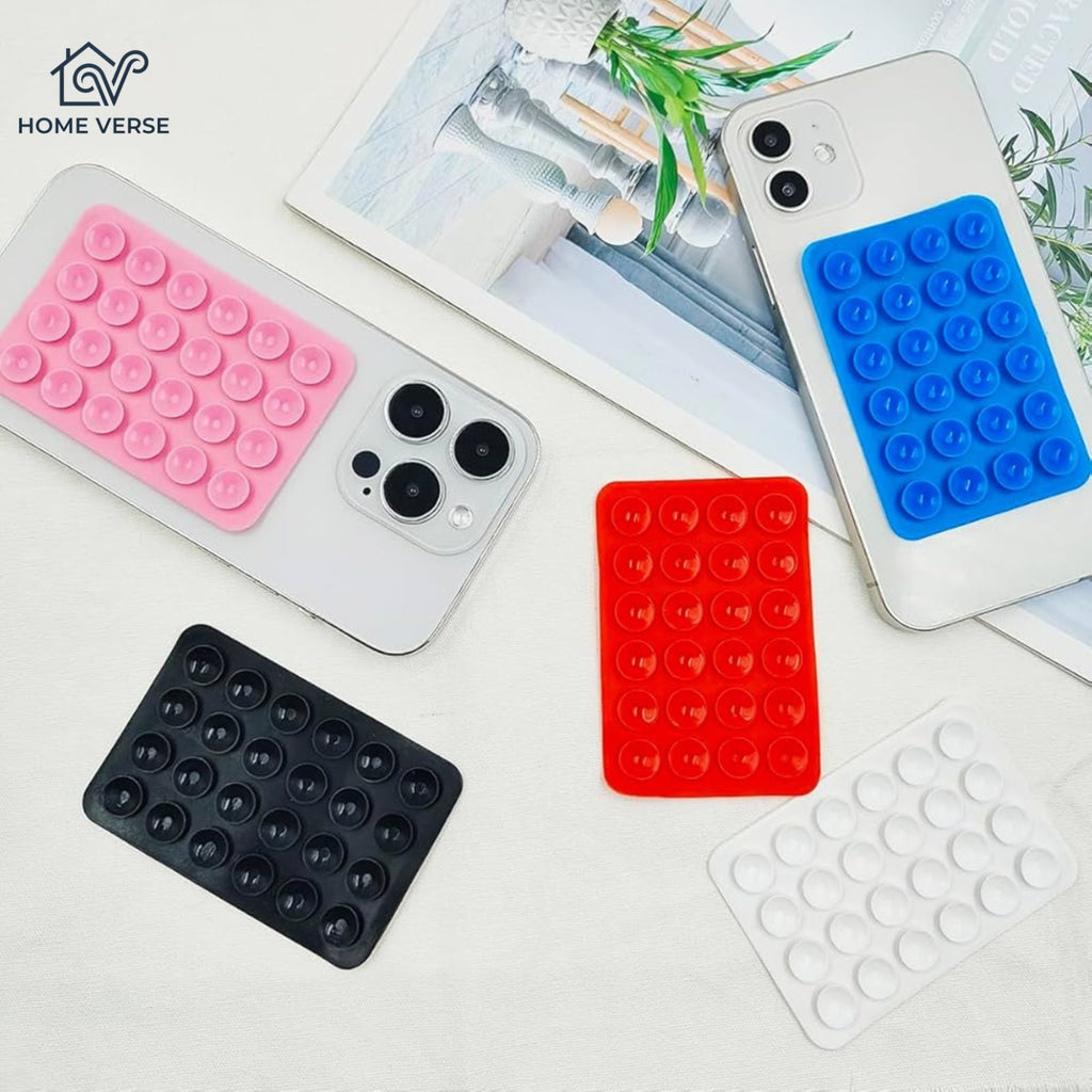Multi-Color Suction Grip Pad for Mobile & Accessories – Anti-Slip Universal Holder (High Quality) (Double Sided)