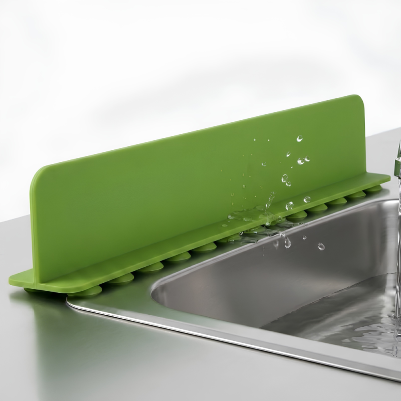 Silicone Sink Splash Guard With Suction