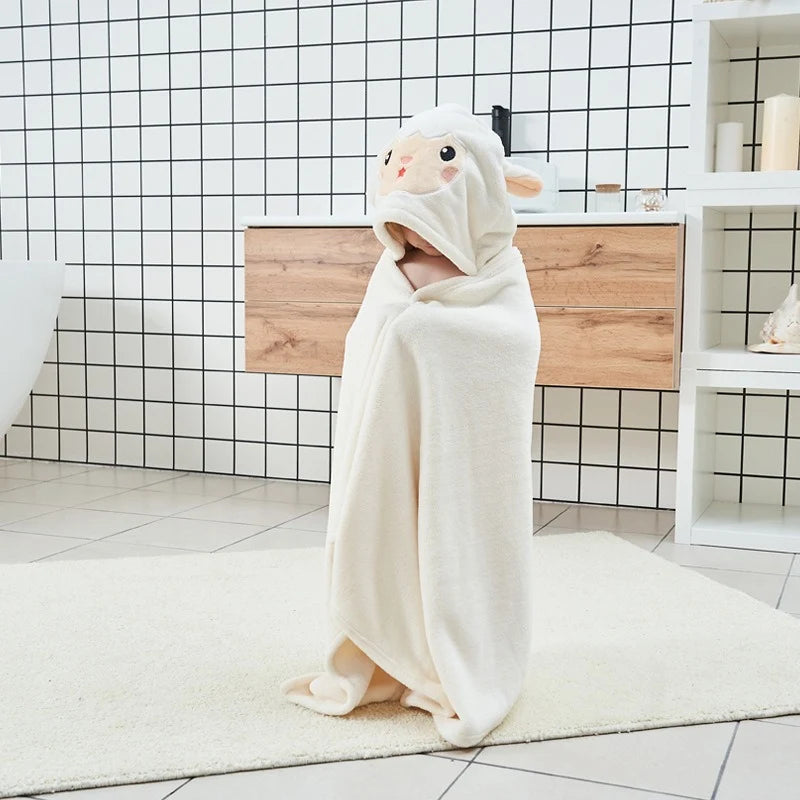 Cartoon Animal Baby Bath Towel