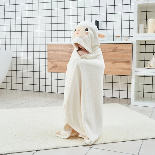 Cartoon Animal Baby Bath Towel