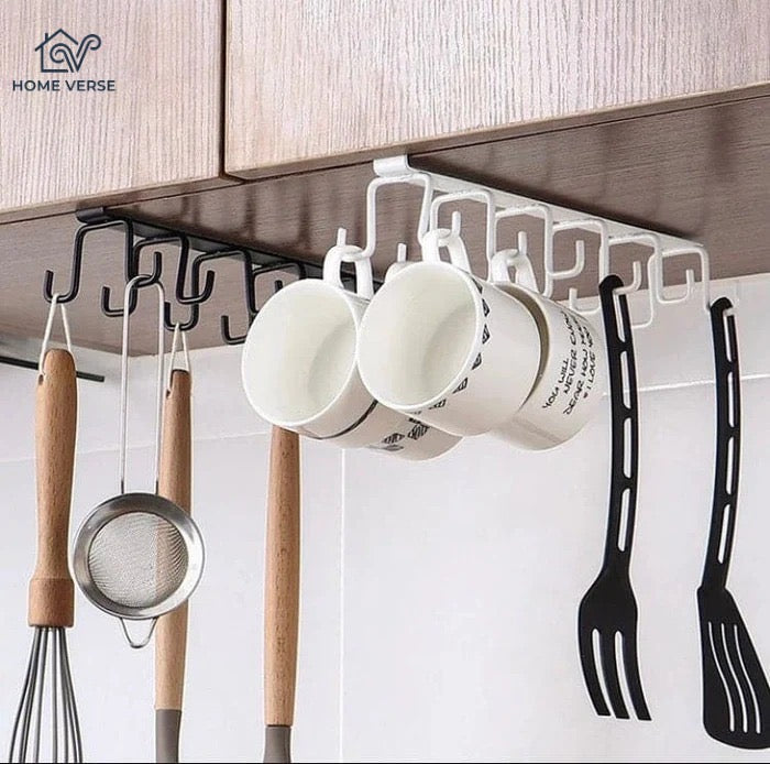 Stainless Steel Cabinet Hook Rack