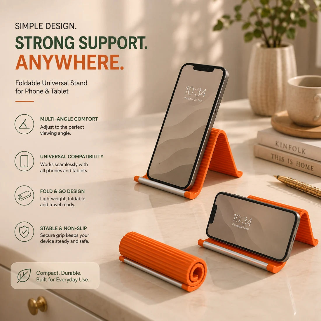 2-in-1 calculator and writing pad for dynamic productivity.