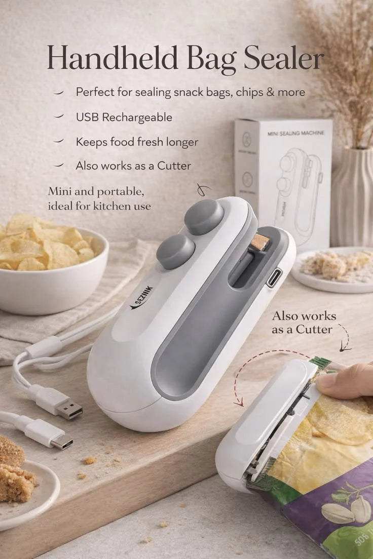 Rechargeable bag sealer