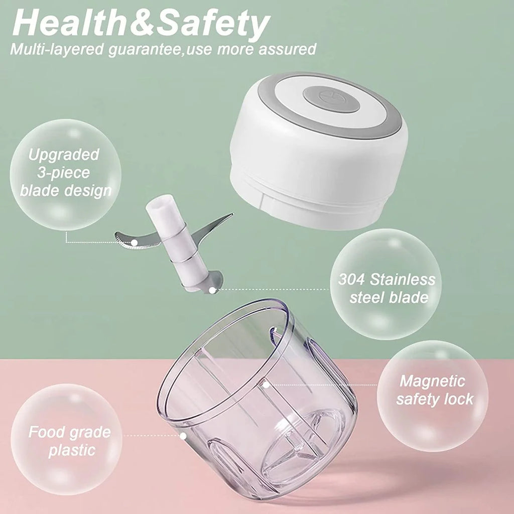 Electric garlic chopper