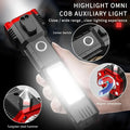 Multifunction Emergency Hammer Flashlight With Power Bank