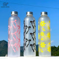 1L Aesthetic Water Bottle With Bow Print