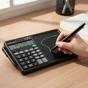 Dual-Function Calculator & Writing Tablet