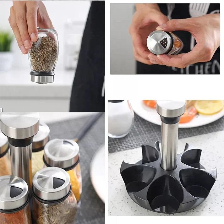 360° Rotating Spice Storage Container