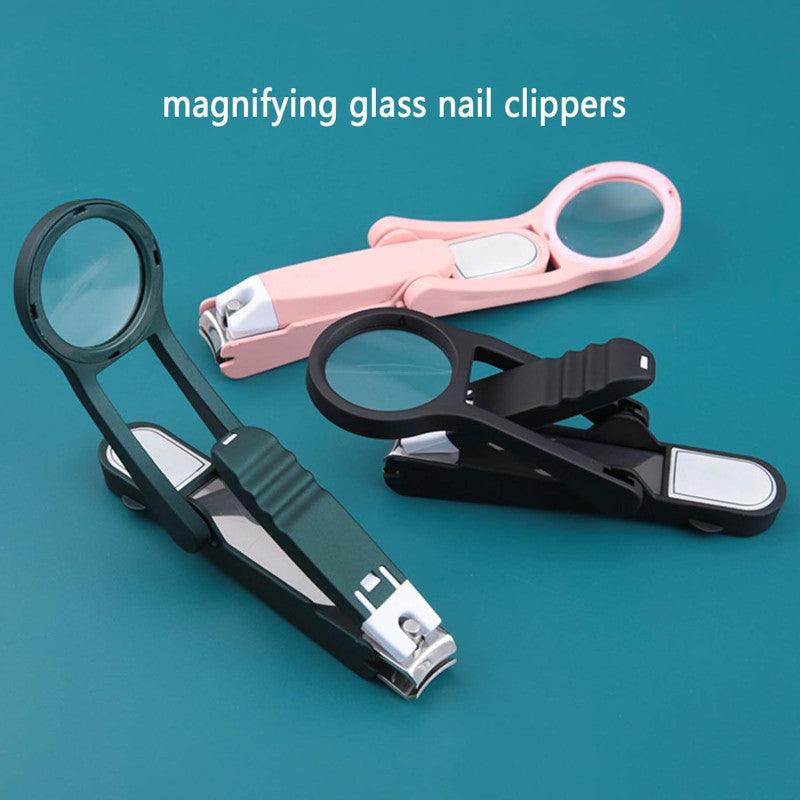 Nail Clippers With Magnifying Glass & Light