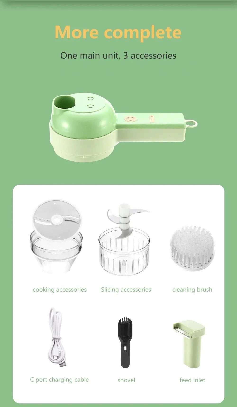 Electric Handheld Mini Food Chopper/Vegetable Cutter