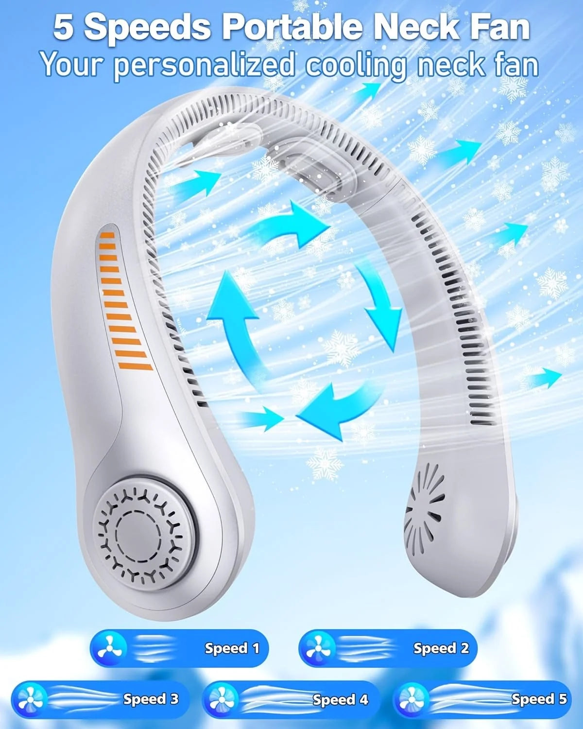 Vaneless Hanging Neck Fan
