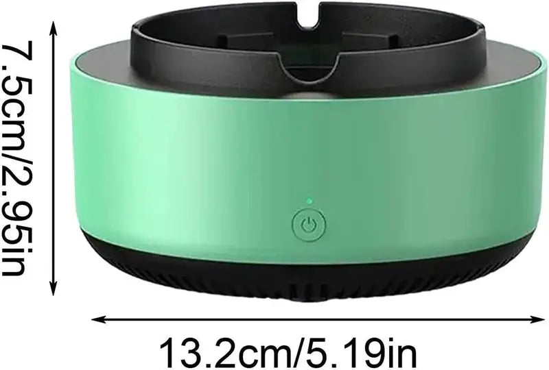 SMOKELESS ASHTRAY – 2 IN 1 AIR PURIFIER | SMOKE GRABBER ASH TRAY