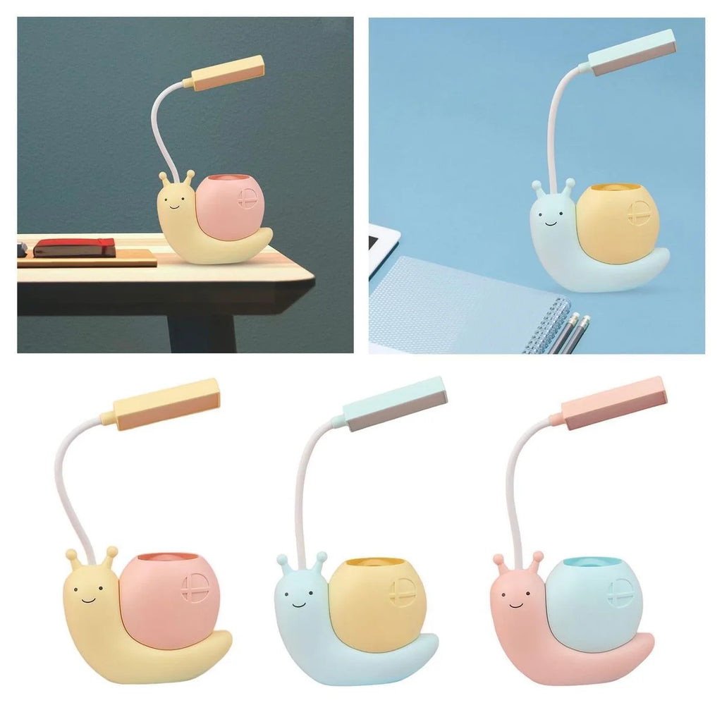 Snail Desk Lamp with Pen Holder