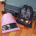 Portable Shoe Organizer Drawstring Bag