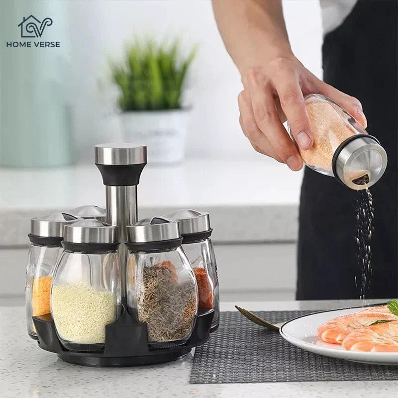 360° Rotating Spice Storage Container