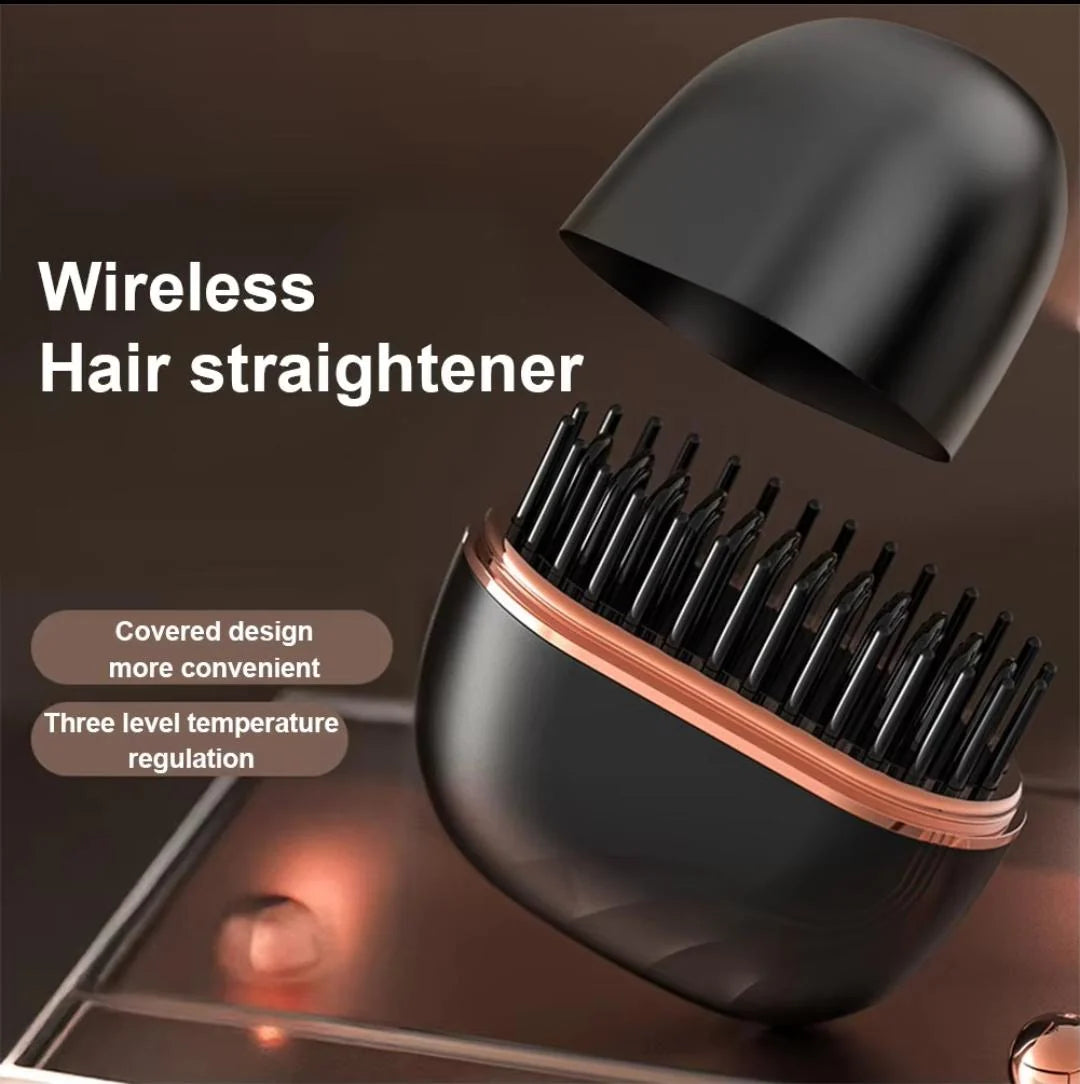 Portable Hair Straightening Wireless Comb