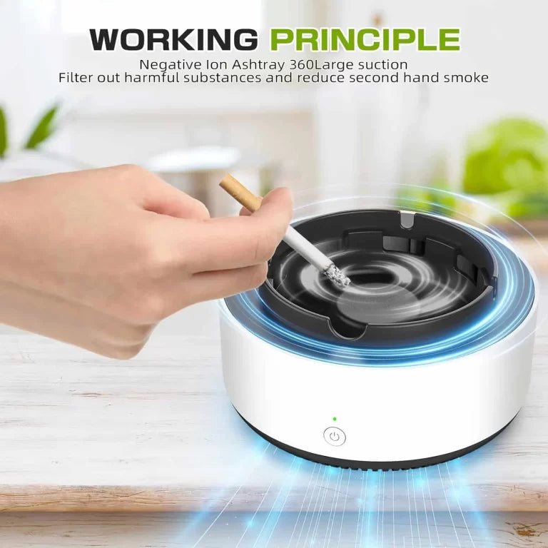Ashtray Smoke Sucker With portable Humidifier For Home & Office