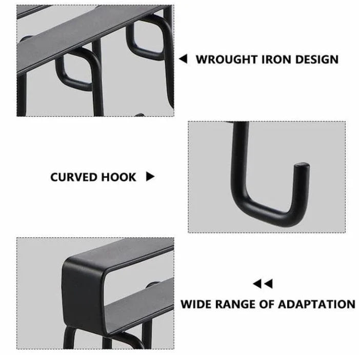 Stainless Steel Cabinet Hook Rack