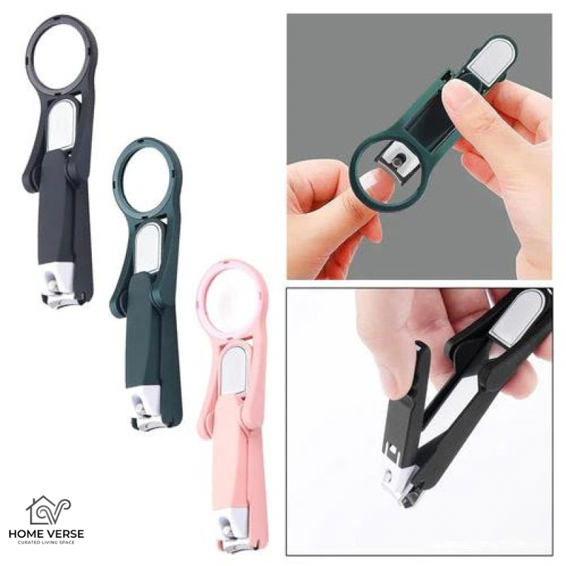 Nail Clippers With Magnifying Glass & Light