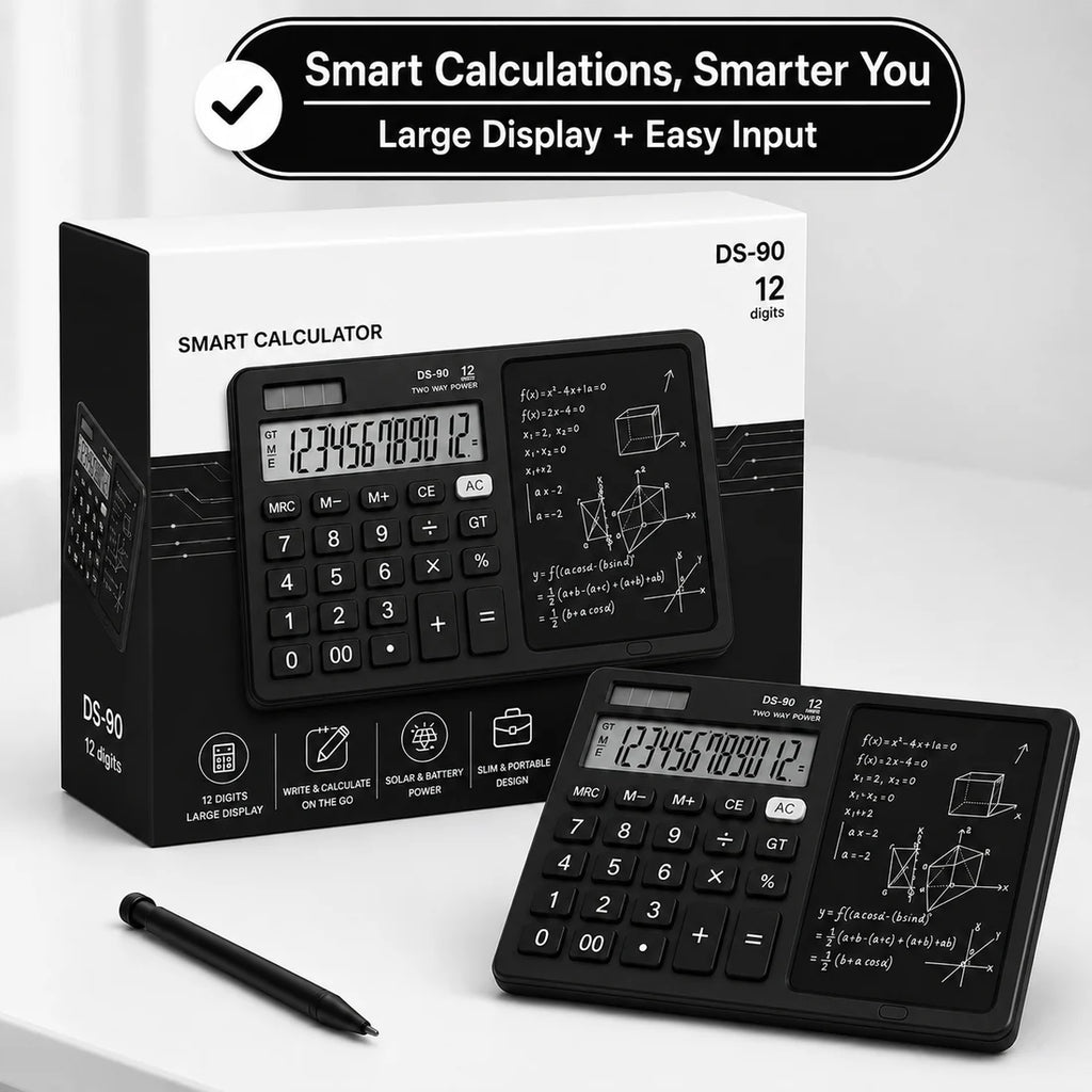 Dual-Function Calculator & Writing Tablet