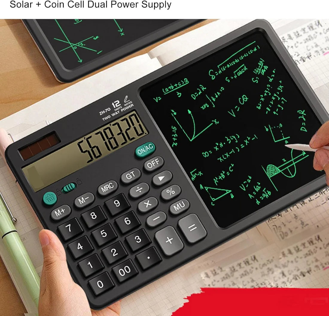 Dual-Function Calculator & Writing Tablet
