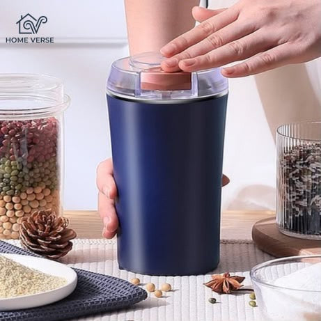Portable Multi-Functional Electric Stainless Steel Herbs Spices Nuts Grain Grinder for Home and Office