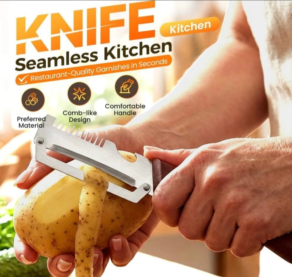 3 in 1 Multi Functional Wooden Handle Peeler and Bottle Opener