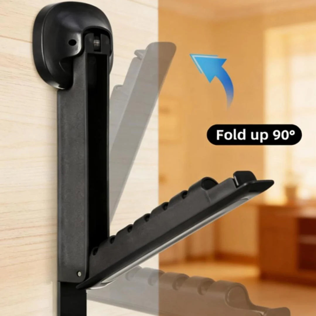 Foldable Wall-Mounted Hanger Rack