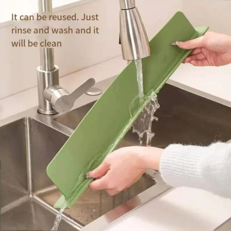 Silicone Sink Splash Guard With Suction