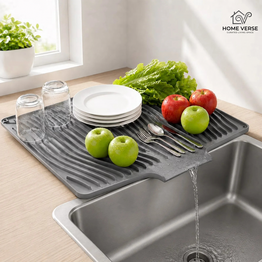 Anti-Slip Silicone Dish Drainer Mat